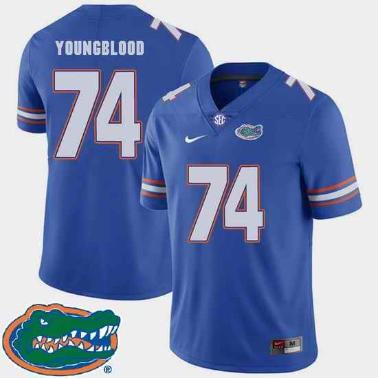 Men Florida Gators Jack Youngblood Royal College Football Sec 2018 Jersey